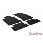 Original Gledring Passform Fußmatten Gummimatten 4 Tlg.+Fixing - Mini Cooper 2006-02.2014
